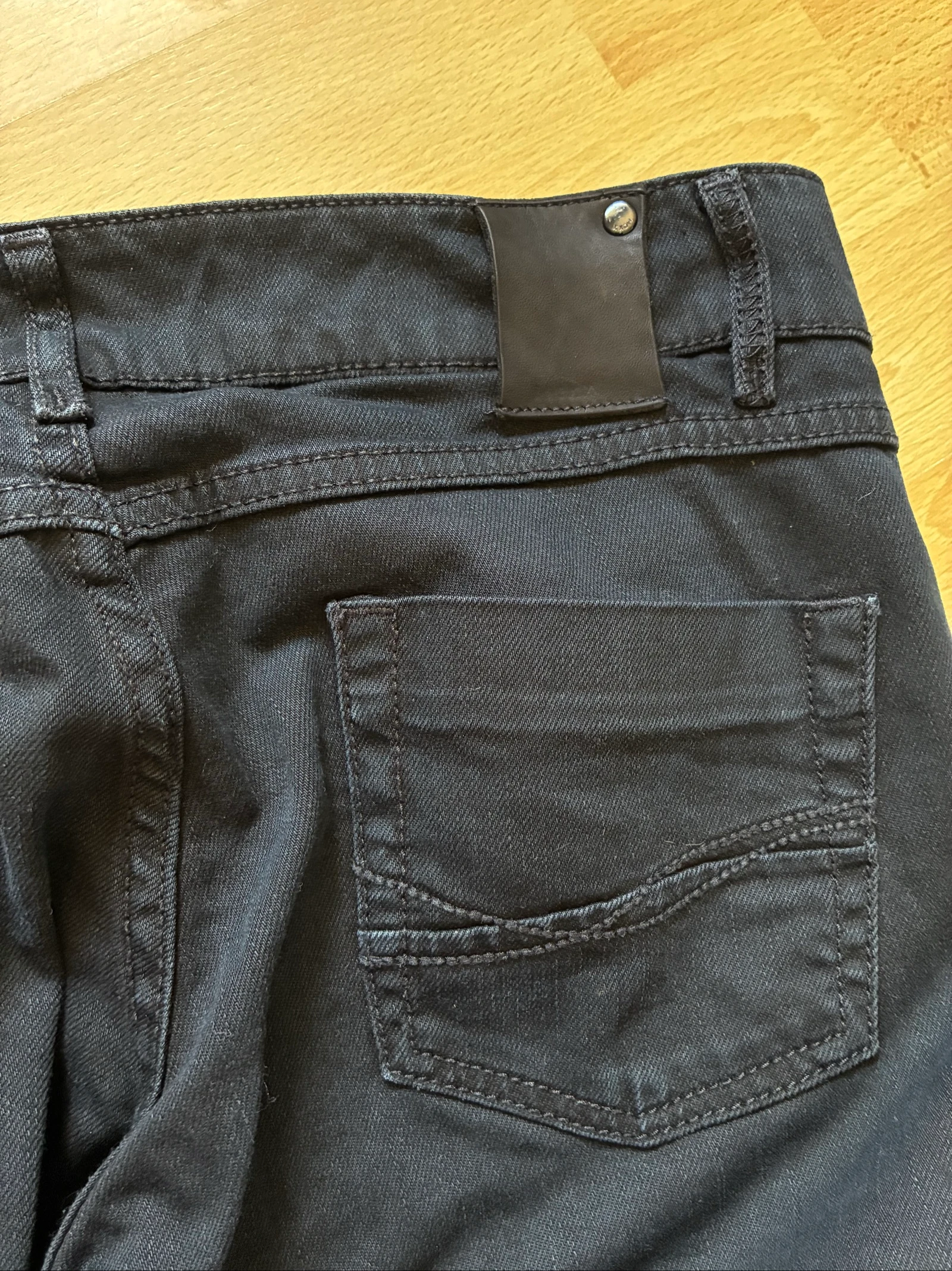 Jeans cintura baixa feminino vintage PP – photo 5